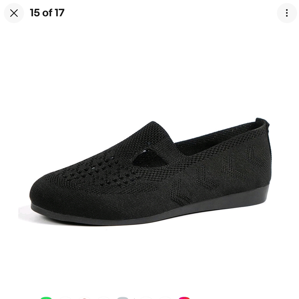 New Women's Comfortable And Stylish Black Slip-On Shoes